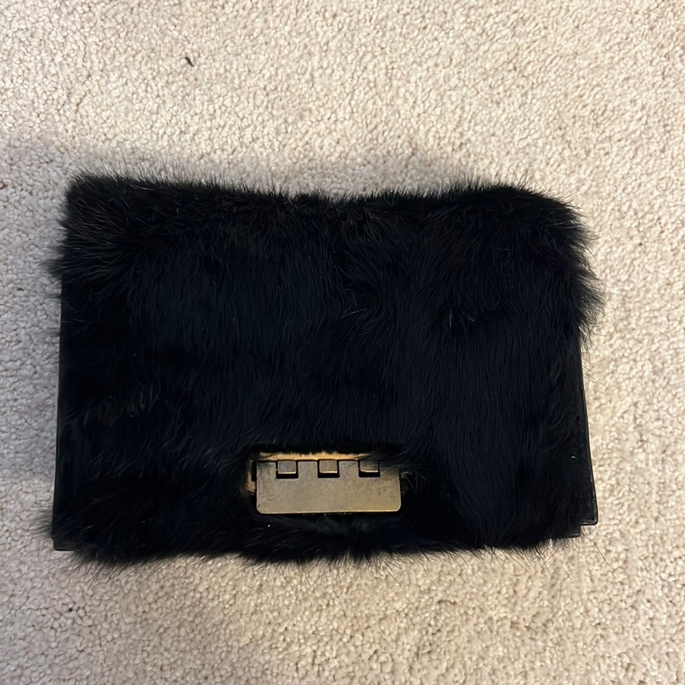 Zac Posen Fur Purse